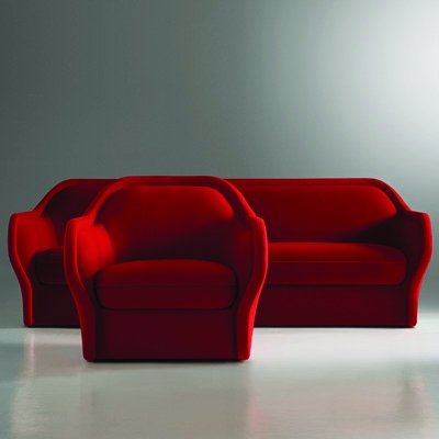 The Bardot sofa by Jaime Hayon and Corvo chair by Noe Duchaufour Lawrance will be on show at Levy House in London from 22-23 September in Bernhardt Design's UK launch exhibition.
