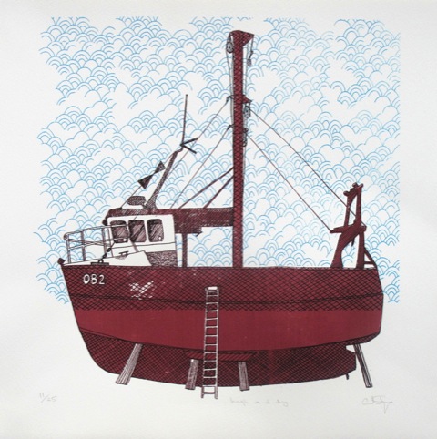 High and Dry Print by Amy Aardvark