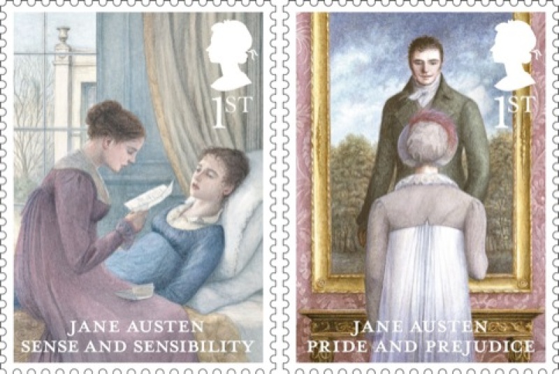 b & b designs Jane Austen stamps Design Week