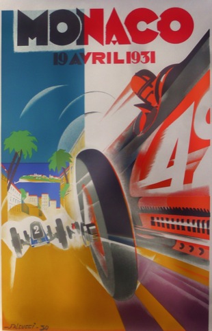 The Art of Speed - Design Week 商品は状態確認 MONACO 19 AVRIL 1931 アート/エンタメ