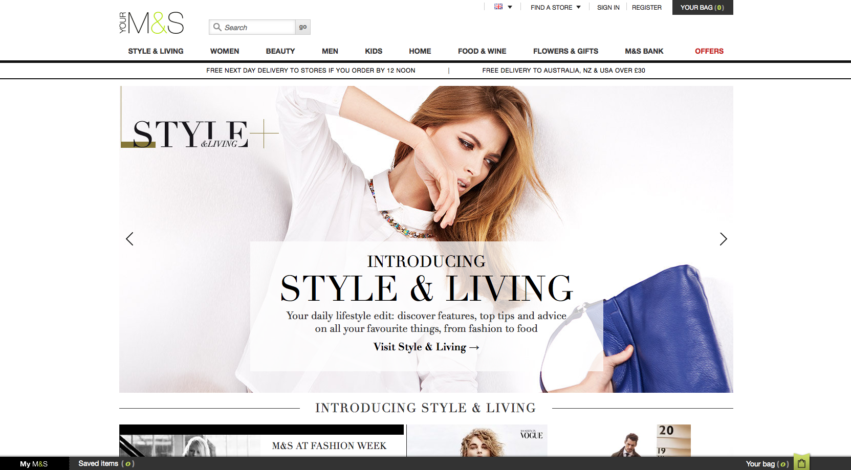 Marks & Spencer relaunches website with content focus Design Week